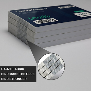 Blocs-notes personnalisés à détacher facilement avec reliure collée, logo imprimé, pour entreprises, bons de réduction, 50 feuilles, numéros de <span class=keywords><strong>série</strong></span> - Product Image 3