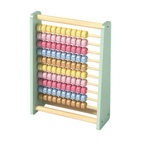 Tortuga de madera Mano Push Pull Cart Cuerda Juguete Rompecabezas para niños Torre de apilamiento Push Pull Toy