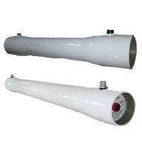 Récipient à membrane en fibre de verre 8 ''RO Boîtier à membrane FRP 300-1200PSI Récipient à pression FRP 8040 Boîtier à membrane par osmose inverse