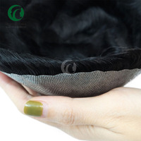 Système capillaire pour hommes, toupet de taille 8x10, densité 130%, 6 pouces, style libre, unité capillaire masculine, patch capillaire, système de remplacement capillaire