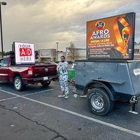 Écran LED d'affichage vidéo publicitaire extérieur étanche IP65 4G/WiFi pour panneau d'armoire, mur vidéo, panneau d'affichage, module d'affichage, signalisation pour camion mobile