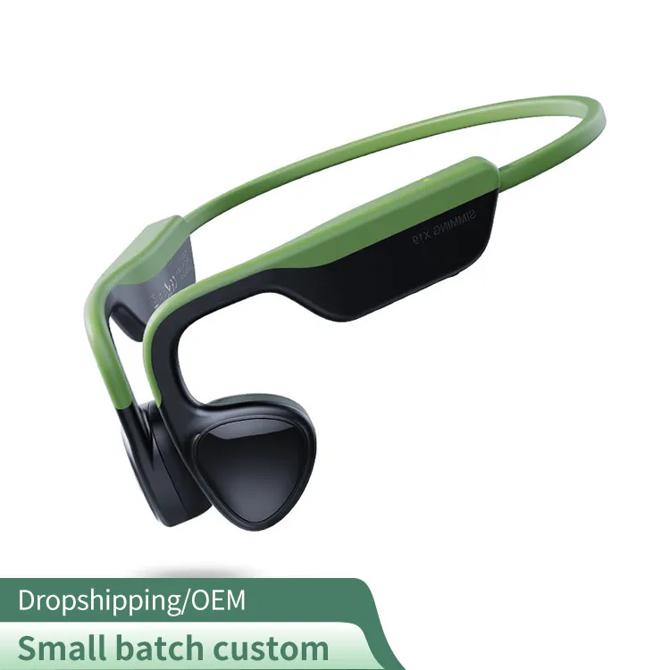 سماعة أذن X19 Bone-conduction, تصميم خفيف الوزن ، تقلل من معدل نقل الصوت بتقنية BT 5.0 ، سهل التشغيل