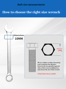 Oem Và Odm 8Mm Để <span class=keywords><strong>32Mm</strong></span> CRV Của Nhãn Hiệu Duy Nhất Kết thúc Mở <span class=keywords><strong>End</strong></span> Phẳng Cờ Lê Cờ Lê - Product Image 3