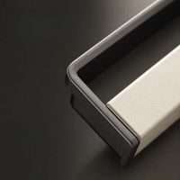 Poignée encastrée en alliage d'aluminium pour meubles, gain de place, poignées de meuble de cuisine intégrées, style moderne, pour meubles sur mesure