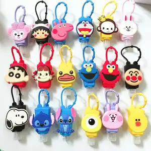 تصنيع الكرتون أوبتيموس رئيس شخصية سيليكون Bbw Pocketbac 30 مللي زجاجة المطهر اليد المطهر هلام حامل