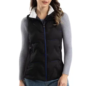 equestrian padded gilet jacket sleeveless sport ladies diamond quilted puffer vest for women