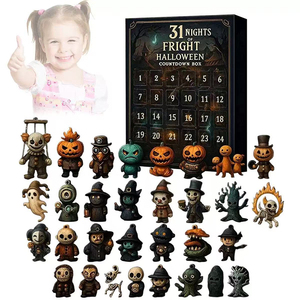 Terror Halloween <strong>Blind</strong> <strong>Box</strong> PVC Action Figure Toys Countdowm Boxes Advent Calendars Decoration Promotional Gifts for Halloween - Product Image 1