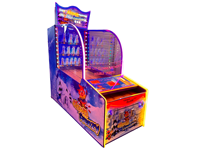Machine de jeu de rédemption de tickets sur le thème du château, jeu d'arcade à monnayeur avec chute de balles verticale, jeu de loterie pour centre de jeux pour enfants