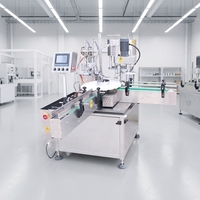 Solution de soin des lentilles de contact de type roue étoilée en acier inoxydable à haute précision contrôlée par PLC automatique, boisson, bouteille en verre métallique