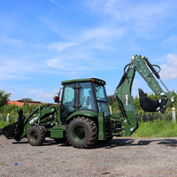 Chargeuse-pelleteuse compacte de style JCB, directement de l'usine, multifonctionnelle, pour travaux de construction, agriculture et aménagement paysager