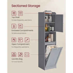 Meuble <span class=keywords><strong>de</strong></span> <span class=keywords><strong>salle</strong></span> <span class=keywords><strong>de</strong></span> <span class=keywords><strong>bain</strong></span> <span class=keywords><strong>avec</strong></span> <span class=keywords><strong>panier</strong></span> à <span class=keywords><strong>linge</strong></span>, <span class=keywords><strong>panier</strong></span> à <span class=keywords><strong>linge</strong></span> amovible <span class=keywords><strong>avec</strong></span> poignées - Product Image 5