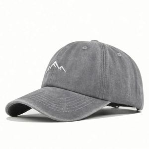 2025 New Unisex Retro Washed Baseball Cap Custom Logo Sporty Formal 3D Embroidery Sports Street <b>Hat</b> - Product Image 4