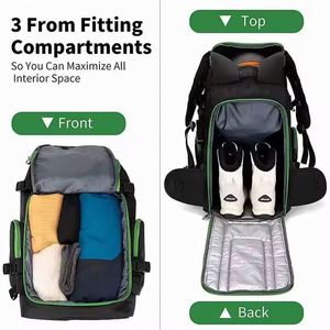 Muestra Gratuita de Bolsa Ligera para Equipo de Esquí, Mochila para Botas de Snowboard, Bolsa de Viaje para Snowboard - Product Image 3