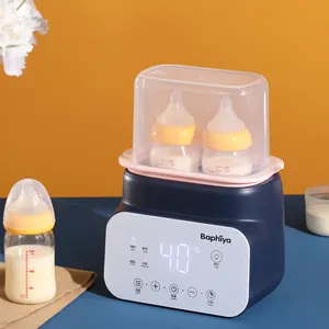 İtalya yeni tasarım bebek şişe sterilizatörü/süt ısıtıcı/gıda ısıtıcısı gece lambası ve büyük LCD ekran ile