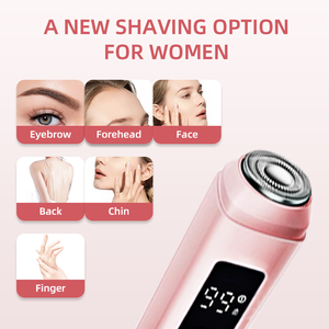 Depiladora Eléctrica 2 en 1 para Mujer, Recortadora de Bikini de Doble Cabezal, Resistente al Agua IPX6, Uso en Seco/Húmedo, Afeitadora Corporal Sin Dolor, Uso Doméstico, Inglés - Product Image 4