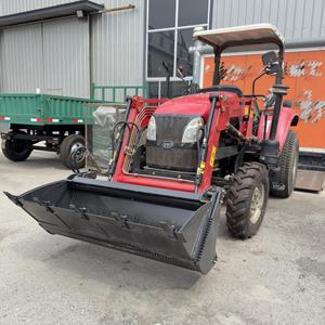 Nuevo Bulldozer Agrícola Rojo 504 de Carga Frontal, Tractor de Cuatro Ruedas para Proyectos de Huertos e Invernaderos - Product Image 1