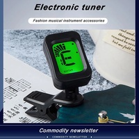 Accordeur de basse numérique de haute qualité, nouveau modèle à clipser pour guitare et ukulélé, en plastique, directement de l'usine