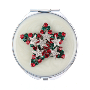 Q4 Mùa Chào Mừng Giáng Sinh Món Quà Trang Sức Ưa Thích Vòng Hoa Pha Lê Nhỏ Gọn Gương Tùy Chỉnh Thiết Kế - Product Image 2