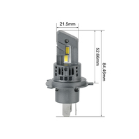 Ampoules de phares LED H4 compactes mais haute puissance avec ventilateur