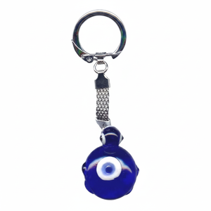 Porte-clés en verre 9X3 cm Evil Eyes Turtle Design - Product Image 2