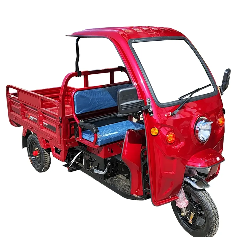 Factory Supply Motorized Tricycles Three Wheeled Gasoline Petrol Power Motor Tricycle Made In China