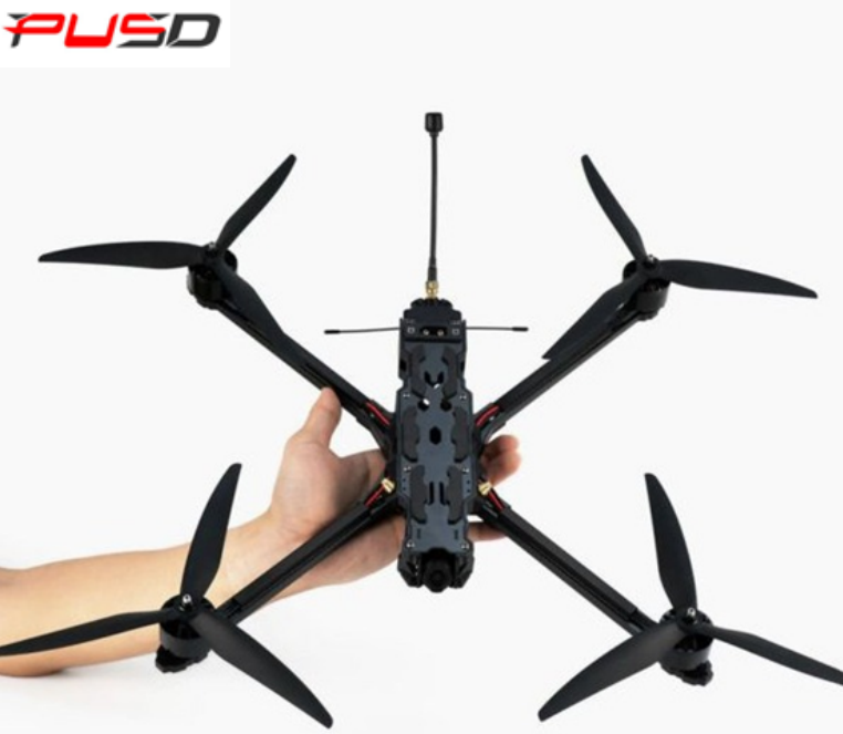 PUSD FPV Racing Drones with 7-inch 10-inch 13-inch Specialized in Long-Distance Aerial Photography Payloads 2-6KG Remote Control
