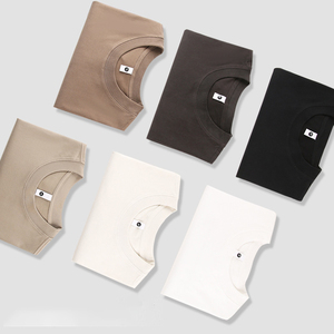 MT2524 Clothing Manufacturer Wholesale Custom 240 Grams Brushed 100% Cotton Oversized Tshirt Drop Shoulder Men's T-Shirts - Product Image 4