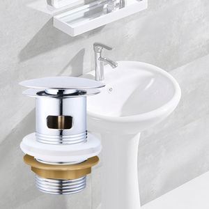 Siphon de vidange Gotega G1 1/4" en chrome pour lavabo et baignoire, avec filtre à cheveux en maille et trop-plein - Product Image 5