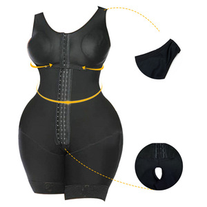Body sculptant pour femmes après chirurgie <span class=keywords><strong>de</strong></span> <span class=keywords><strong>liposuccion</strong></span> BBL, style colombien, sans couture, leggings, vêtements <span class=keywords><strong>de</strong></span> compression avec crochet et fermeture éclair - Product Image 6