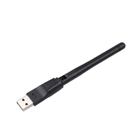 Adaptador USB 2.0 de 2.4 GHz, Tarjeta de Red Inalámbrica Wifi de 150 Mbps con Antena, Chipset Ralink MTK 7601 para Computadora Portátil, Venta al por Mayor