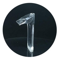 Protecteur de talon transparent et durable de 10 cm de hauteur, en électroplaté, pour accessoires de chaussures et fabrication de chaussures