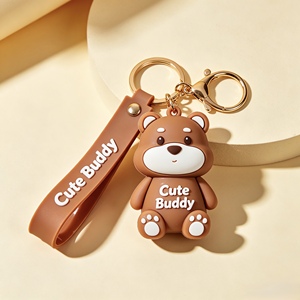 Figurine d'anime 3D en résine PVC, porte-clés en caoutchouc souple personnalisé, jouet d'action, modèle Kawaii, boîte mystère OEM, usine - Product Image 2