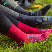 Chaussettes en laine pour hommes et femmes, bottine souple, personnalisée, décontractée, pour l'hiver