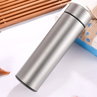 Bouteille d'eau isolée sous vide en acier inoxydable, bouteille d'eau LED avec affichage de la température