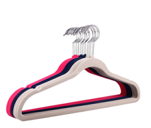 XIQI 50 piezas Percha multicolor para adultos <span class=keywords><strong>Pantalones</strong></span> dorados de terciopelo Perchas de terciopelo Paquete de 30 perchas <span class=keywords><strong>Zara</strong></span> Factory - Product Image 1