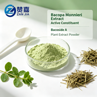 Extrait de feuille de Bacopa Monnieri 20% Bacosides 10:1 Poudre hydrosoluble Améliore la mémoire Emballage en vrac 1kg en fût Aliment santé