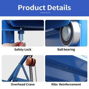 نظام رفوف تخزين صناعية من الفولاذ بأربع طبقات مع مسامير مطلية بالبودرة للحماية من التآكل للمستودعات، تصنيع حسب الطلب - Product Image 4