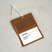 Étiquettes et étiquettes volantes personnalisables haut de gamme et écologiques pour sacs et chaussures, imprimées en sérigraphie, estampées à chaud sur papier kraft