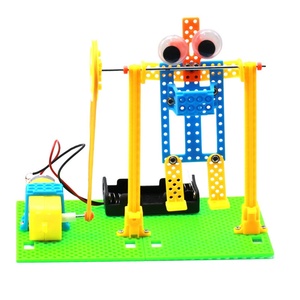 Juguetes Educativos de Ciencia e Ingeniería, Robot de Dibujos Animados, Kit de Rompecabezas STEM, Juego Combinado Ecológico - Product Image 3