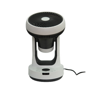 Ventilateur de circulation d'air turbo de table portable intelligent de 45W ventilateurs de circulation d'air électriques à oscillation 3D à vitesse de 7.5 m/s