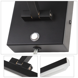 Modern Waterproof Led Decorative <b>Wall</b> <b>Mount</b> Mirror <b>Light</b> Ip44 Rating For Home Bathroom Closet Hotel Makeup Lighting Metal Lamp - Product Image 5