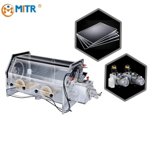 MITR Customized Acrylic Glove Box Cheap Vacuum Glove Box Lab Negative <strong>Pressure</strong> Pmma Operation Box Benchtop Inert Gas Sealed Case - Product Image 4