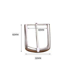 JIAXU 40mmハンドベルトバックルシンプルピンデザインメンズフォーマルスーツレザー熱転写プリントメッキ技術使用 - Product Image 4