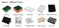 Boîte cadeau pliable magnétique de luxe personnalisée et recyclable avec ruban, doublure en éponge recyclable, revêtement gaufré, impression, boîtes cadeaux en papier