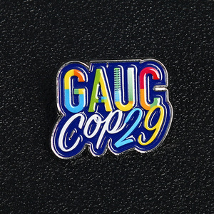 Yingzhou <b>Metal</b> Badge Gaug Cop29 Enamel <b>Pin</b> Butterfly Clasp Event Commemorative Gift Badges - Product Image 1