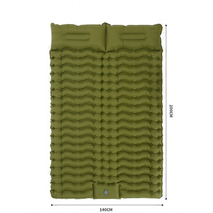 Colchoneta Gruesa para Acampar, Ultraligera, Inflable, para 1-2 Personas, Colchón de Aire Doble, Plegable, con Almohada - Product Image 3