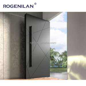 Puerta <span class=keywords><strong>de</strong></span> entrada delantera <span class=keywords><strong>de</strong></span> <span class=keywords><strong>aluminio</strong></span> para exteriores Rogenilan House, <span class=keywords><strong>puertas</strong></span> principales <span class=keywords><strong>de</strong></span> seguridad <span class=keywords><strong>de</strong></span> metal <span class=keywords><strong>de</strong></span> acero personalizadas con cerradura inteligente - Product Image 6