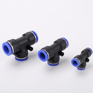 Conector Rápido Tipo T de Plástico Serie PE para Mangueras de Aire, Piezas Neumáticas Esenciales - Product Image 2