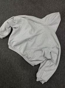 <span class=keywords><strong>Felpa</strong></span> <span class=keywords><strong>con</strong></span> Cappuccio e Zip Doppia Faccia <span class=keywords><strong>Grigia</strong></span> da Uomo, Nuova Giacca Casual Retrò Autunnale, Stile Europeo e Americano, <span class=keywords><strong>Felpa</strong></span> Oversize Streetwear - Product Image 3