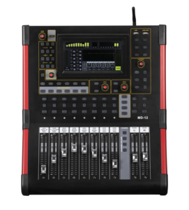 Màn hình cảm ứng MD12 kỹ thuật số Mixer chuyên nghiệp 12 + 6 kênh DJ kỹ thuật số âm thanh giao diện điều khiển Mixer fordj Studio - Product Image 2